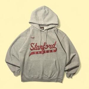 Vintage gray stanford soccer hoodie